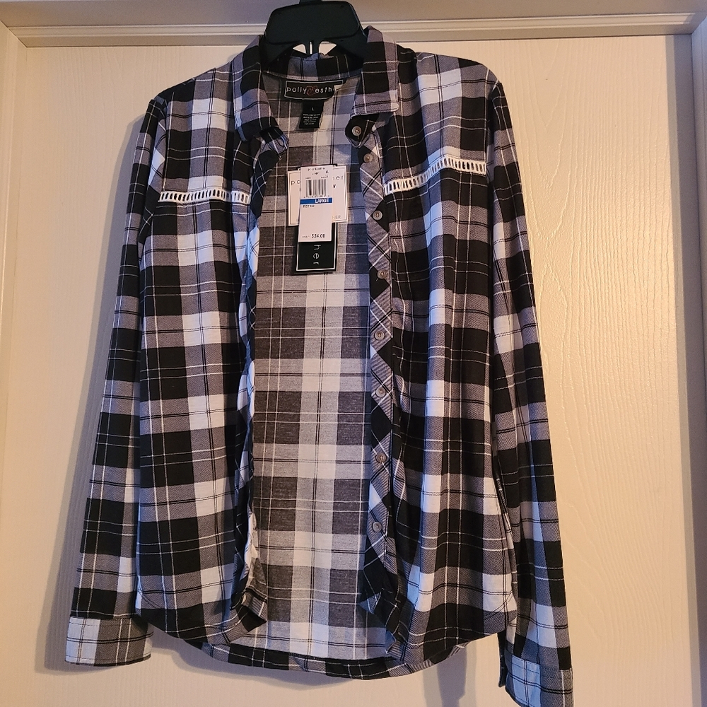 Plaid blouse